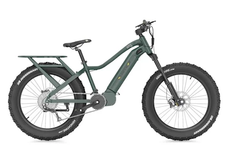 QuietKat Apex 10 E-Bike - 1000W, 17" Frame, Midnight Green